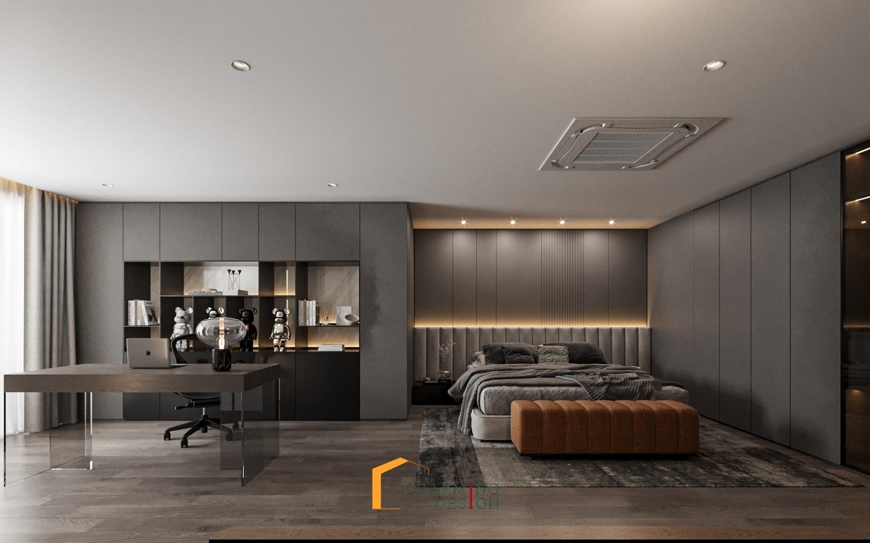 ห้องนอนบิ้วอินหรู Luxury Built-in