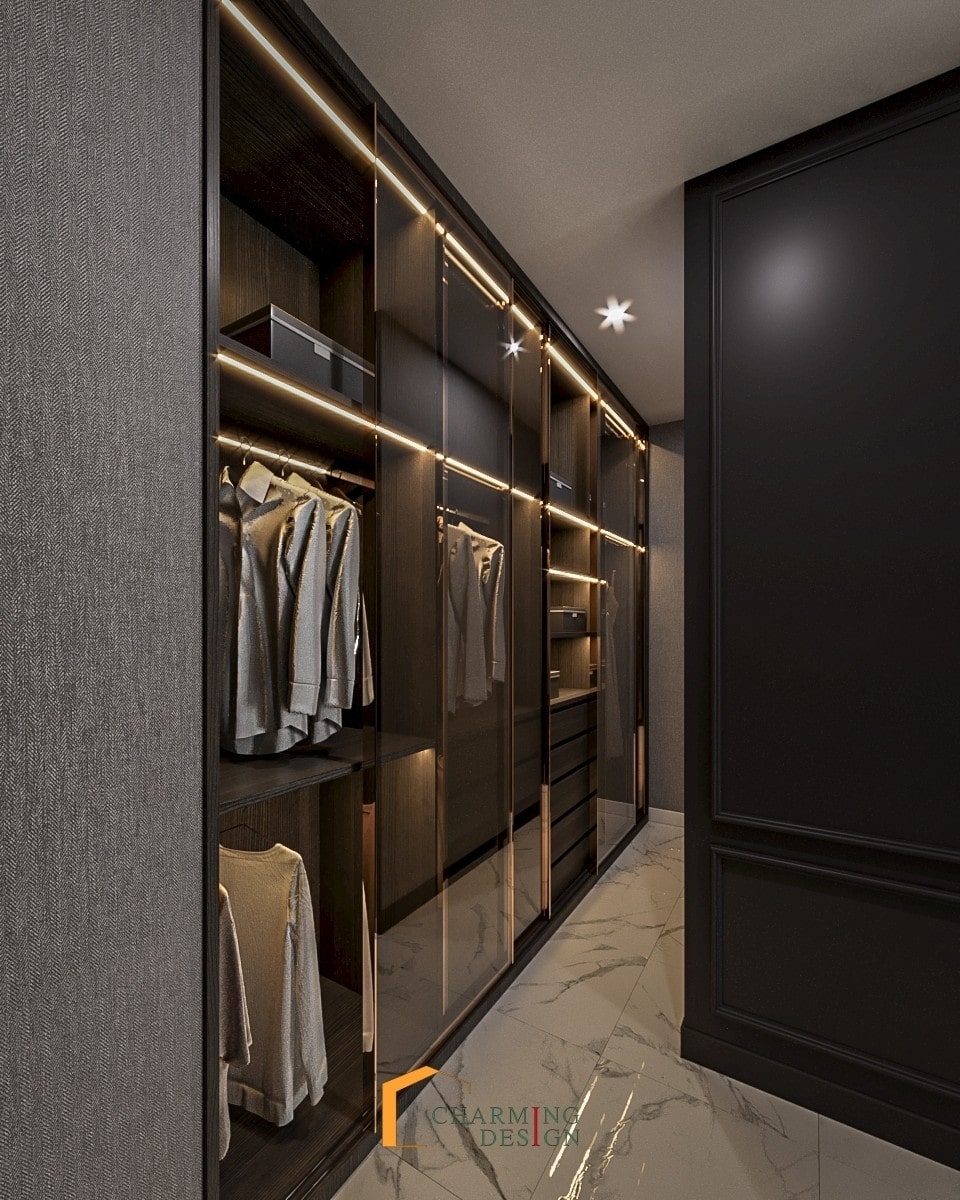 ตู้เสื้อผ้า Luxury Built-in