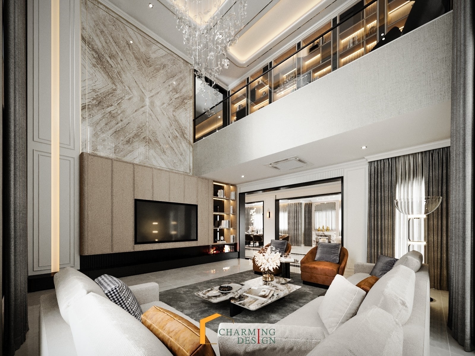 TV Wall Modern Built-in