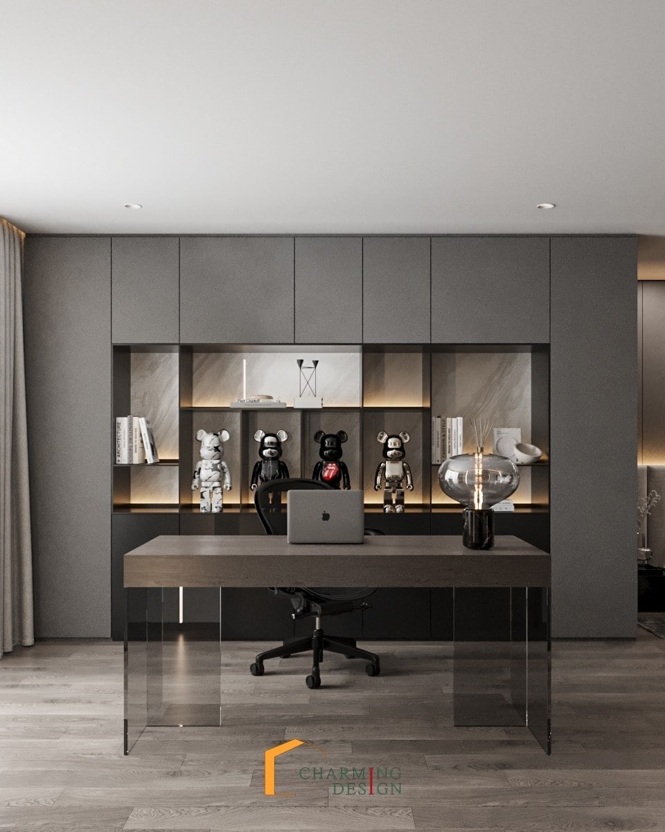 Workstation โต๊ะทำงานบิ้วอินสำนักงาน
