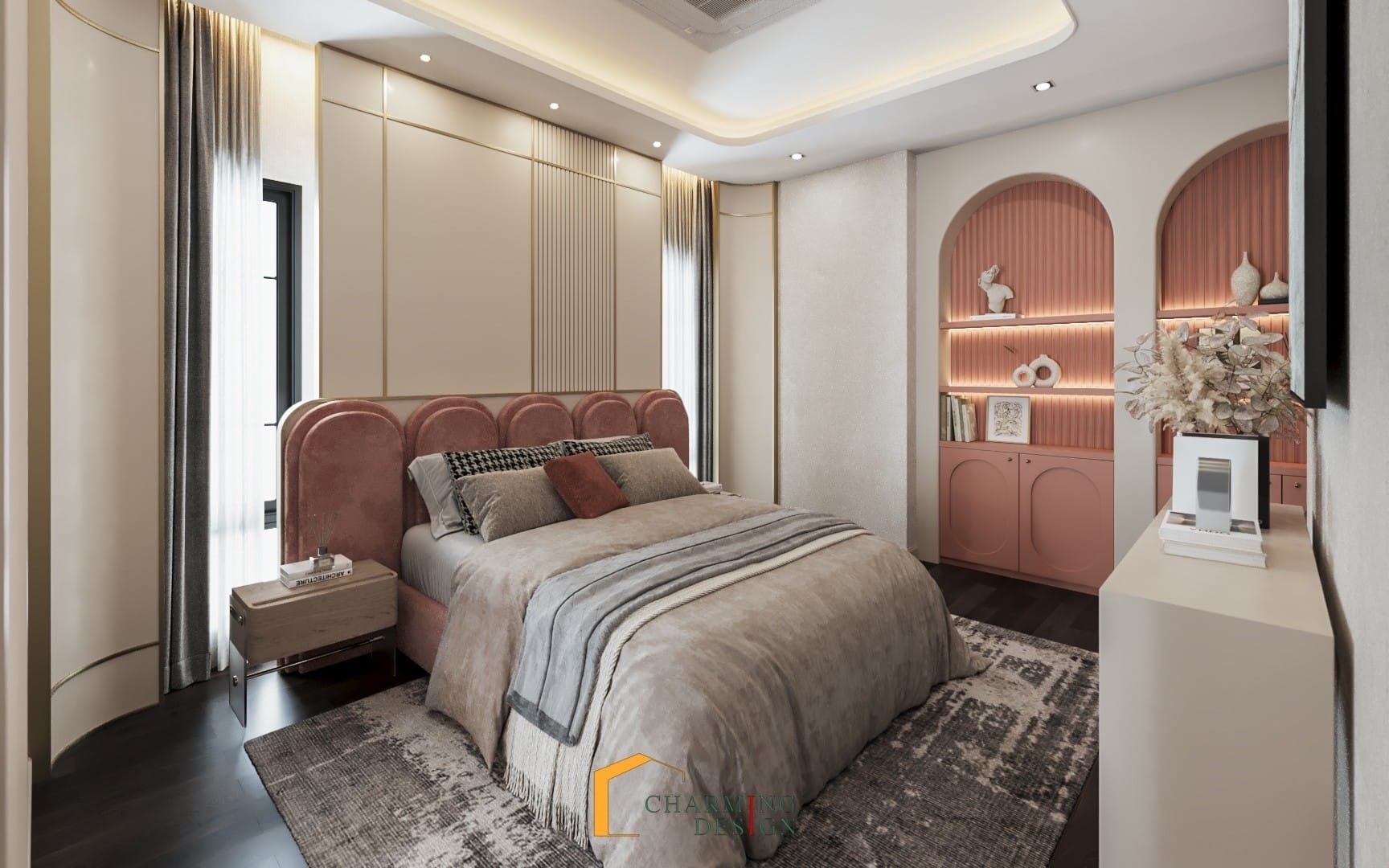 ห้องนอนบิ้วอิน Premium Bedroom