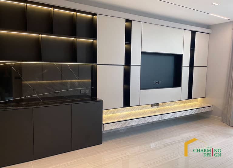 TV Built-in Cabinet Luxury
